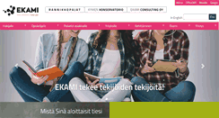 Desktop Screenshot of ekami.fi