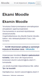 Mobile Screenshot of moodle.ekami.fi