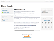 Tablet Screenshot of moodle.ekami.fi